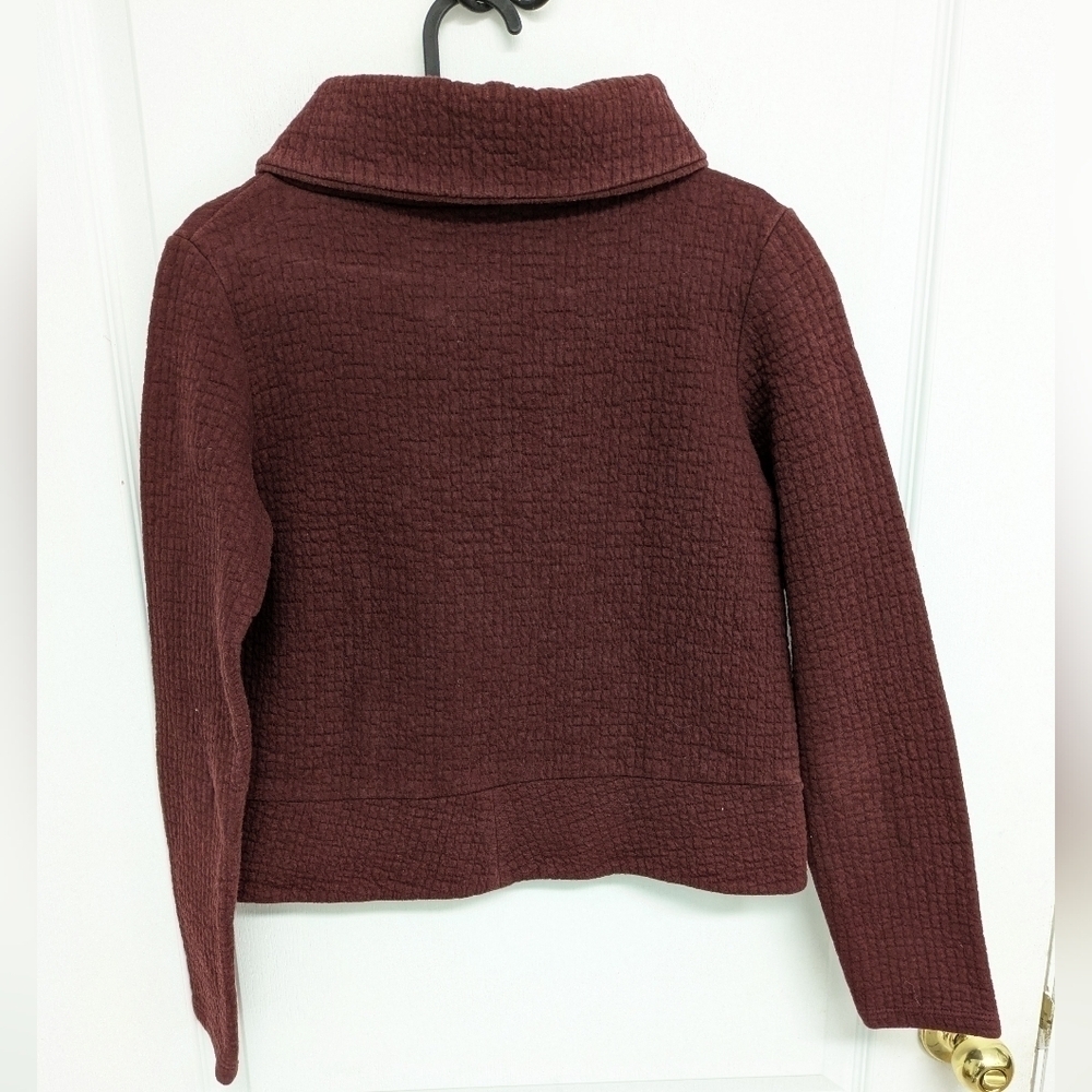 COKLUCH Riviere women's pullover - Cassis Crinkle size XS - Picture 3 of 12